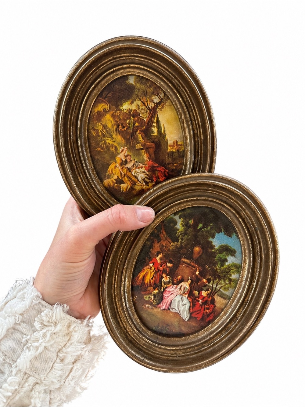 Vintage Home Art Prints in Gold, Green, Blue, Red